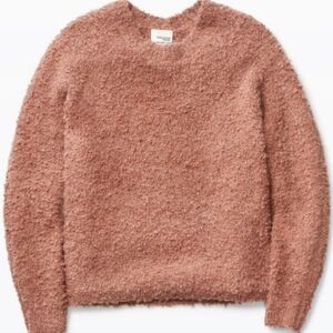 WILFRED FREE Pink Beige Kroes Sweater Boucle Mohair Wool Blend XXS Aritzia